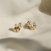 Korean Double Pearl Gold Clip Earrings for Women | Elegant Non-Pierced Ear Cuffs | Vintage Fashion Jewelry Gift